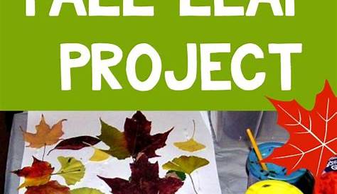 Kids Process Art Project with Fall Leaves and Liquid Watercolors