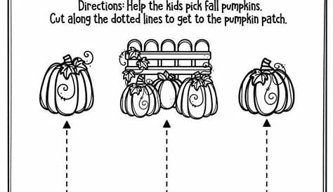 Printable Fall Worksheets for Preschool - The Keeper of the Memories