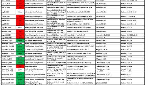 liturgical calendar worksheet