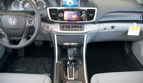 Gray Interior Dashboard for the 2013 Honda Accord EX-L V6 Sedan