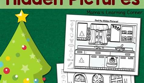 Christmas Hidden Pictures Printables - Mamas Learning Corner
