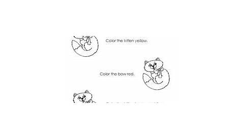 following simple directions worksheet