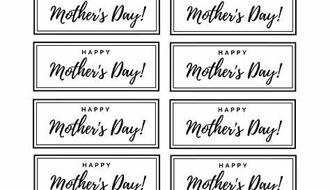 Happy Mothers Day Tags Printable - Printable Word Searches