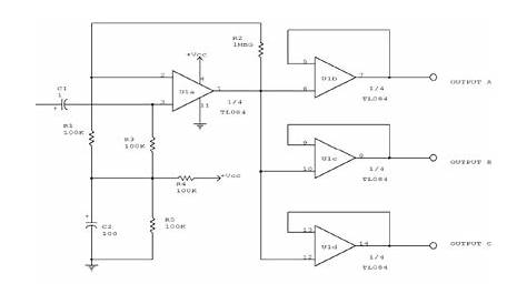 audio distribution amplifier circuit diagram