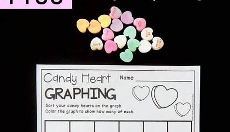 Candy Hearts Activities, Valentines Day Activities, Graphing Worksheets