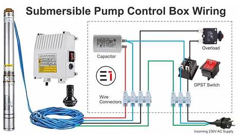 submersible pump control panel circuit diagram pdf