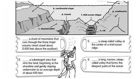 marine science worksheet