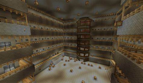 Underground Minecraft Prison HUGE Minecraft Map