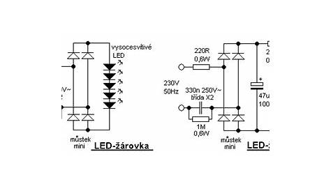 led bulb circuit diagram