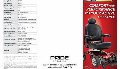Pride Mobility Jazzy Elite ES-1 Owner's manual | Manualzz