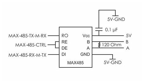 max485 circuit diagram
