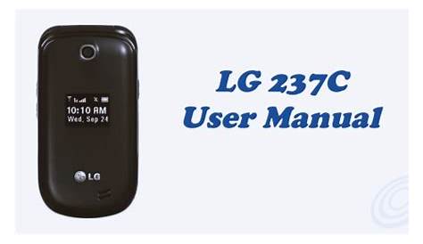 lg flip phone manual