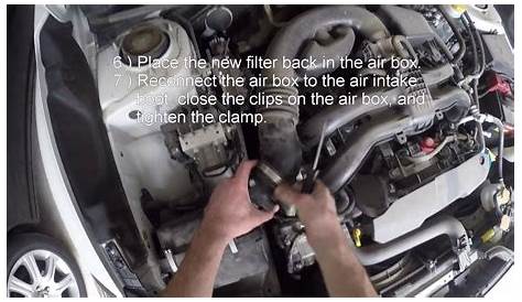 Subaru Crosstrek Air Intake Filter Replacement - YouTube