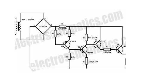 car battery charger circuit diagram