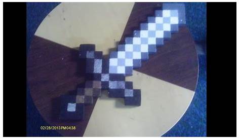 how to make a minecraft wooden sword in real life - How to make a