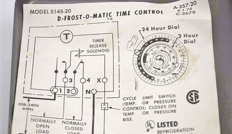 defrost timer schematic diagram