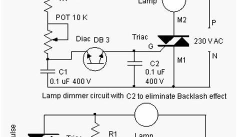 bta12 triac circuit diagram