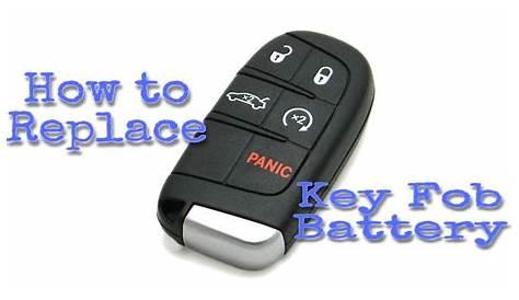 replace battery in dodge durango key fob