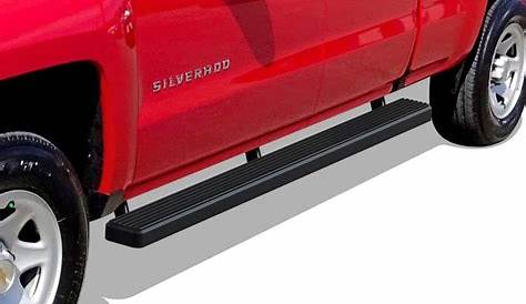 Buy APSiBoard Running Boards 4 inches Matte Black Compatible with Chevy