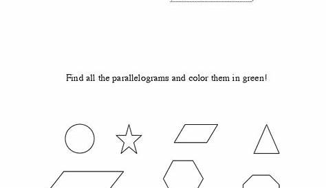 parallelogram worksheets