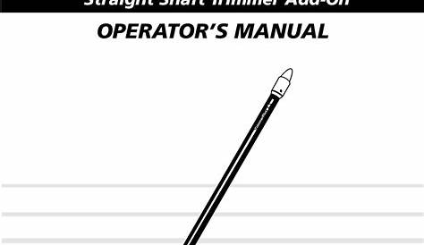 RYOBI SS725R OPERATOR'S MANUAL Pdf Download | ManualsLib