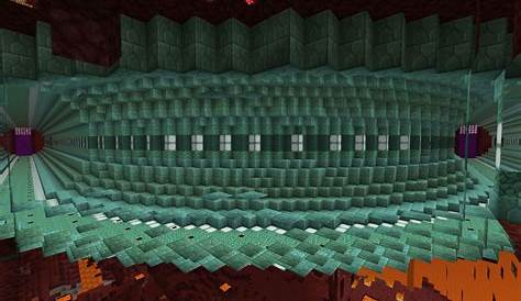 Finished part of my nether tunnel : r/Minecraft
