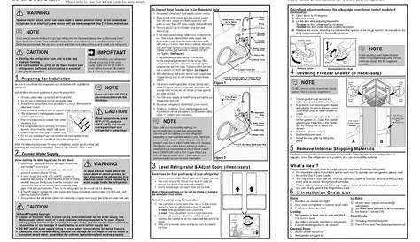 ELECTROLUX E23BC68JSS2 INSTALLATION INSTRUCTIONS Pdf Download | ManualsLib