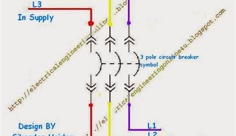 3 phase circuit breaker wiring diagram
