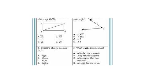 geometry homework worksheet answers