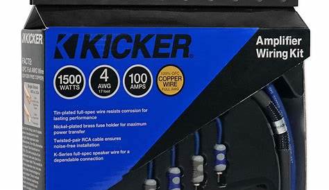 kicker 2 gauge amp wiring kit