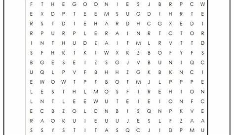 word search printable hard