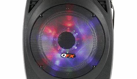 QFX Portable Bluetooth Party Speaker with LED PBX 710700BTL B&H