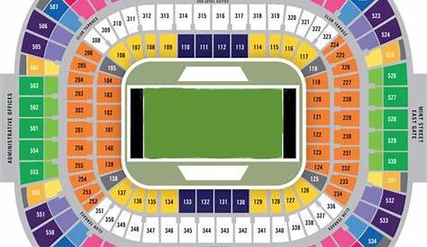 Carolina Panthers Seating Chart | Bank of America Stadium Seat Views