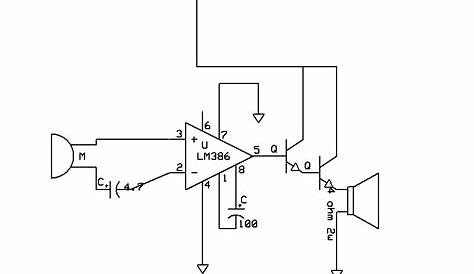 simple audio amplifier circuit diagram pdf