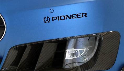 2020 Hot Sale Pioneer Audio Sticker Vinyl Decal Automobile Car Styling
