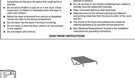 manual for maytag dryer