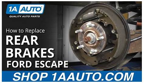 How to Replace Rear Brakes 2008-12 Ford Escape | 1A Auto