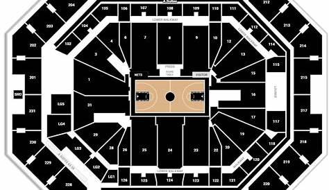 Brooklyn Nets Seating Chart - RateYourSeats.com