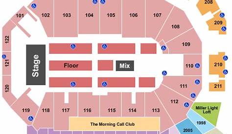 PPL Center Seating Chart And Maps - Allentown
