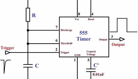 astable multivibrator using 555 timer circuit diagram