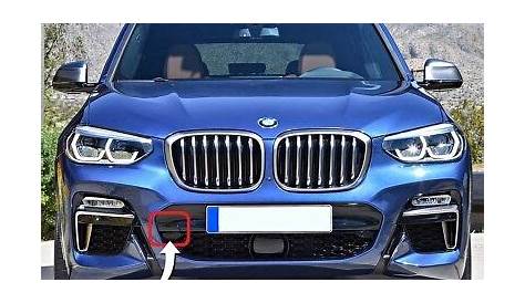 bmw x3 front bumper tow hook cover