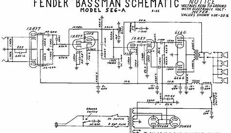 fender bassman amp schematic