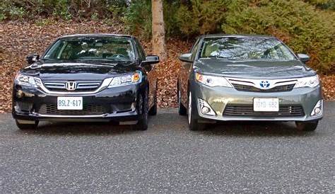 Comparison Test: 2014 Honda Accord Hybrid vs 2014 Toyota Camry Hybrid