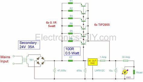 12 Volt Dc Voltage Regulator Circuit Diagram - IOT Wiring Diagram