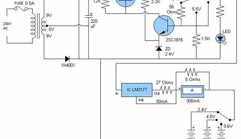 NiCd Battery Charger Schematic | Circuit Diagram