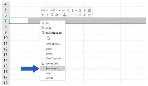 How to Change Row Height in Excel