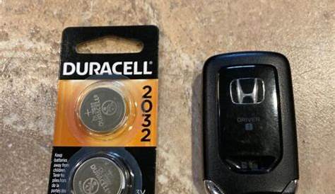 honda accord key fob battery replacement