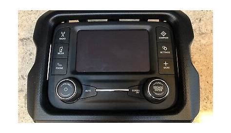 2018-2019 Jeep Wrangler JL OEM Uconnect 3 Radio Receiver With Bezel | eBay