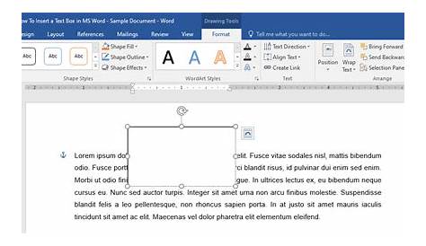 How to Insert a Text Box in MS Word - OfficeBeginner