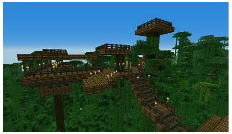minecraft treehouse designs for survival
